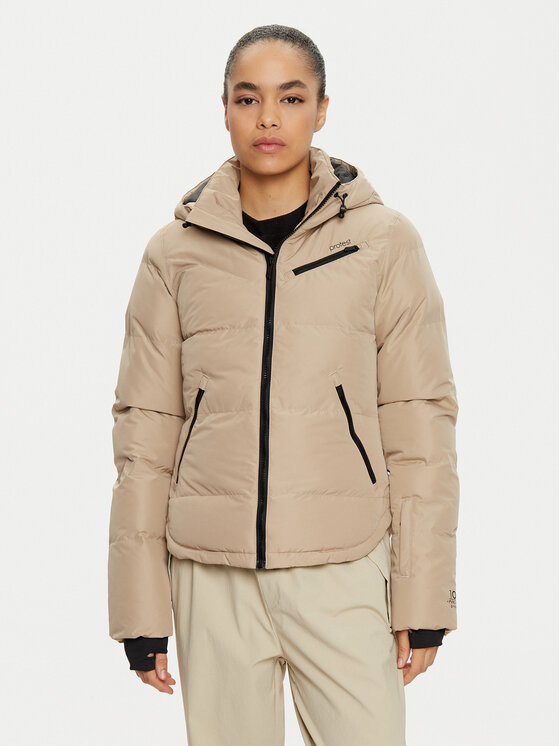 Protest Protest Smučarska jakna Lucid 6610244 Bež Slim Fit
