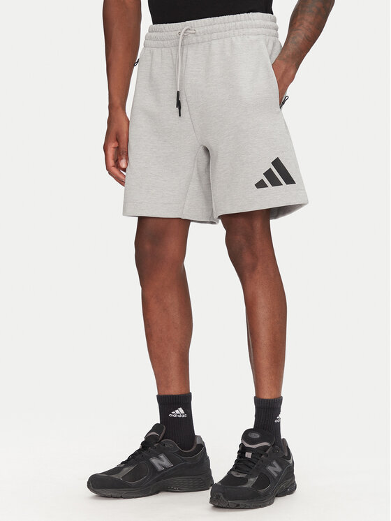 adidas adidas Pantaloni scurți sport Z.N.E. JJ4892 Gri Regular Fit
