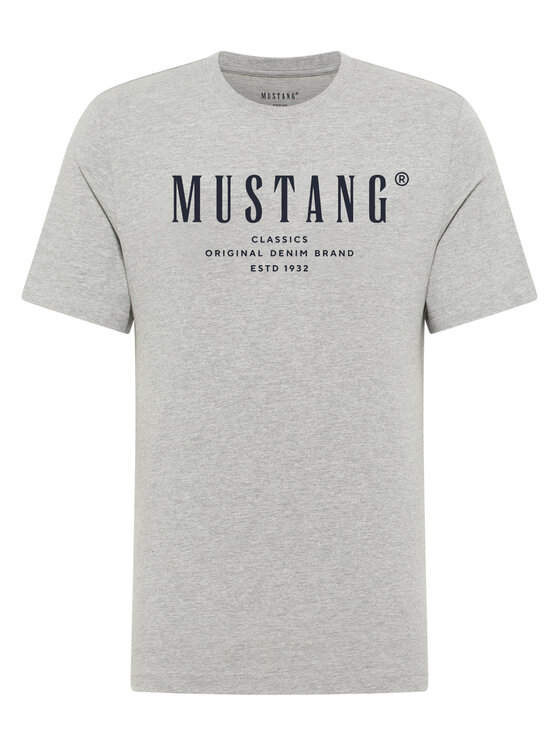 Mustang Mustang T-Shirt Style Alex Szary Regular Fit