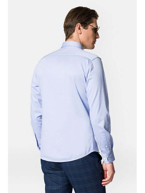 Lancerto Lancerto Koszula Marisa KO073222000026 Błękitny Slim Fit