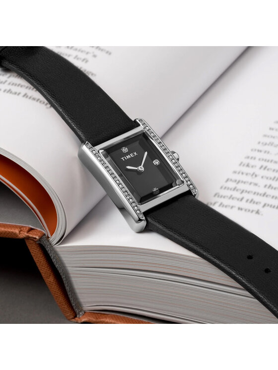 Timex Timex Ρολόι TW2W63800 Μαύρο