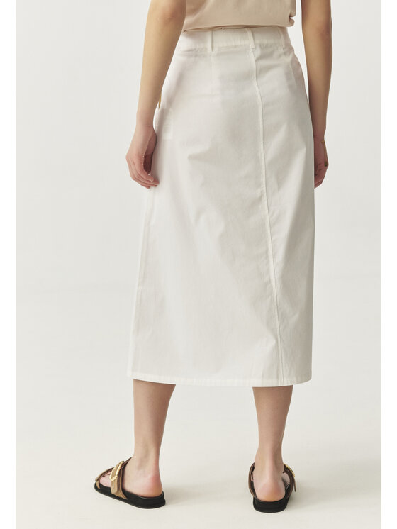 TATUUM TATUUM Midi sukňa PO 2 Biela