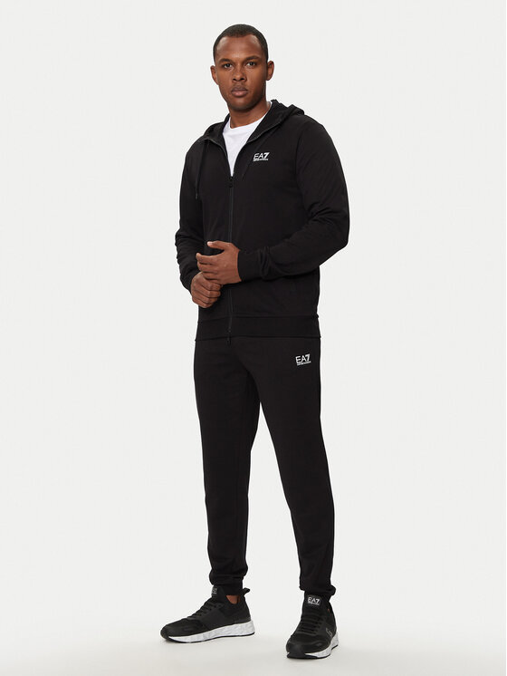 EA7 Emporio Armani EA7 Emporio Armani Džemperis 8NPM33 PJVRZ 1200 Juoda Regular Fit
