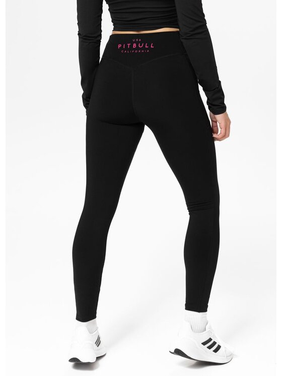 PITBULL PITBULL Legginsy AVENIDA Czarny Regular Fit
