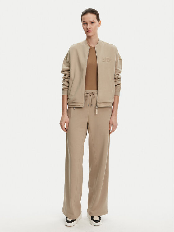 Max Mara Max Mara Spodnie dresowe Vales 2516781097650 Zielony Wide Leg