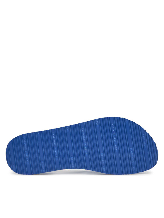 Tommy Hilfiger Tommy Hilfiger Čības uz pirksta Hilfiger Webbing Beach Sandal FW0FW08515 Zils