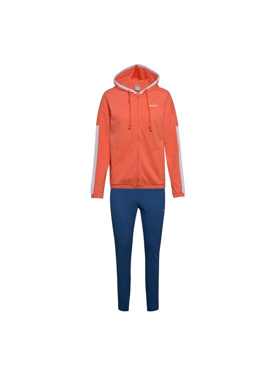 Komplet dresowy, rozmiar S, Czerwony, DIADORA L. TRACKSUIT HOODIE CORE