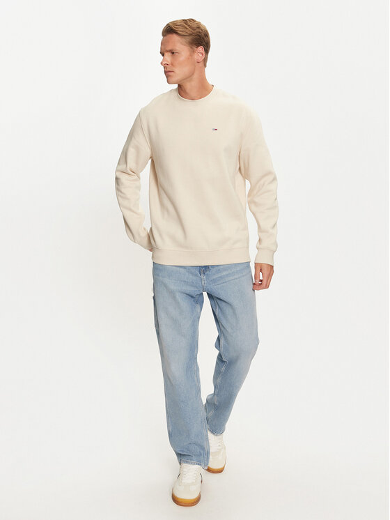 Tommy Jeans Tommy Jeans Суитшърт DM0DM20741 Бежов Regular Fit