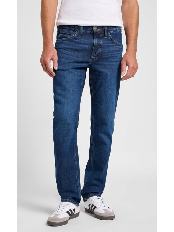 Lee Lee Jeansy Daren Zip Fly Niebieski Regular Fit