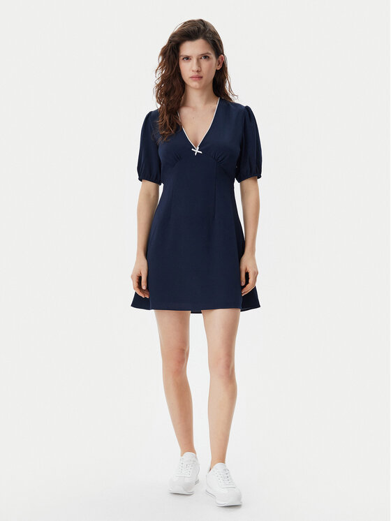 Tommy Jeans Tommy Jeans Ljetna haljina DW0DW20337 Tamnoplava Regular Fit