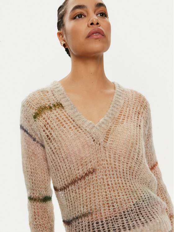 Patrizia Pepe Patrizia Pepe Sweater 8K0228 K178-YA23 Bézs Regular Fit