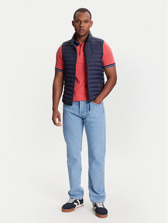 United Colors Of Benetton United Colors Of Benetton Kamizelka 2TWDUJ00P Granatowy Regular Fit