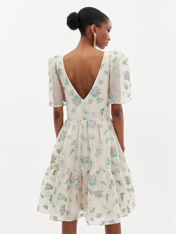 Custommade Custommade Ежедневна рокля Jamina 999395482 Екрю Regular Fit