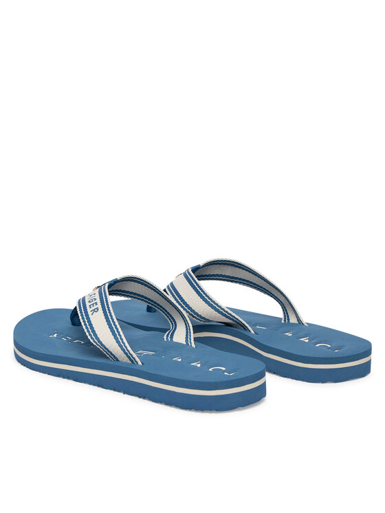Tommy Hilfiger Tommy Hilfiger Flip flop Th Webbing Summer Sandal FW0FW09193 Albastru