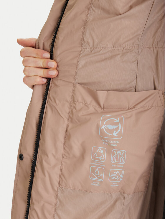 Geox Geox Wintermantel Catria W5626G T3152 F5228 Beige Slim Fit