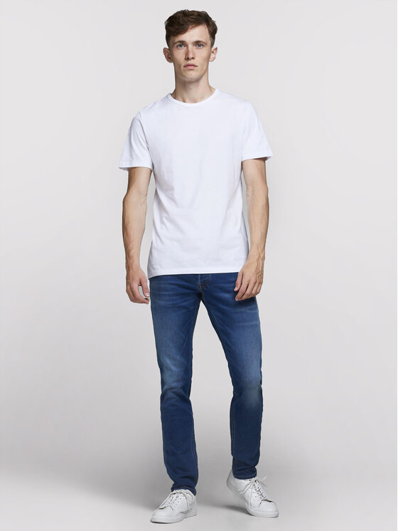 Jack&Jones Jack&Jones Jeans hlače Glen 12175975 Modra Slim Fit