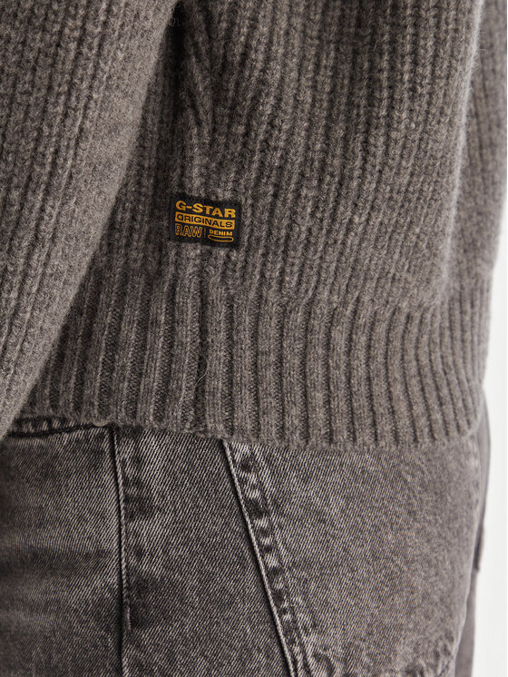 G-Star Raw G-Star Raw Kardigan Cable D27729-D770 Szary Relaxed Fit