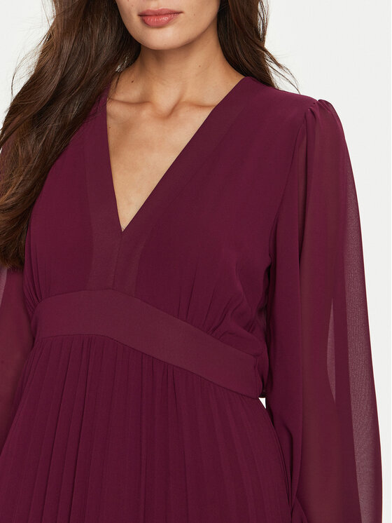 Dixie Dixie Cocktail obleka A319K024A Vijolična Regular Fit