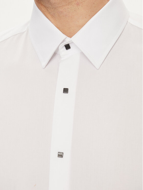 KARL LAGERFELD KARL LAGERFELD Koszula 605000 Biały Modern Fit