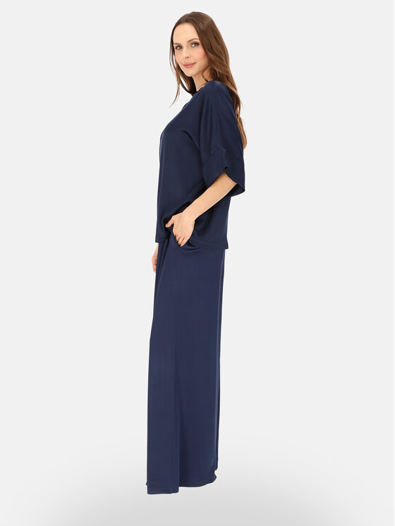 L’AF L’AF Bluzka Sheron Granatowy Loose Fit