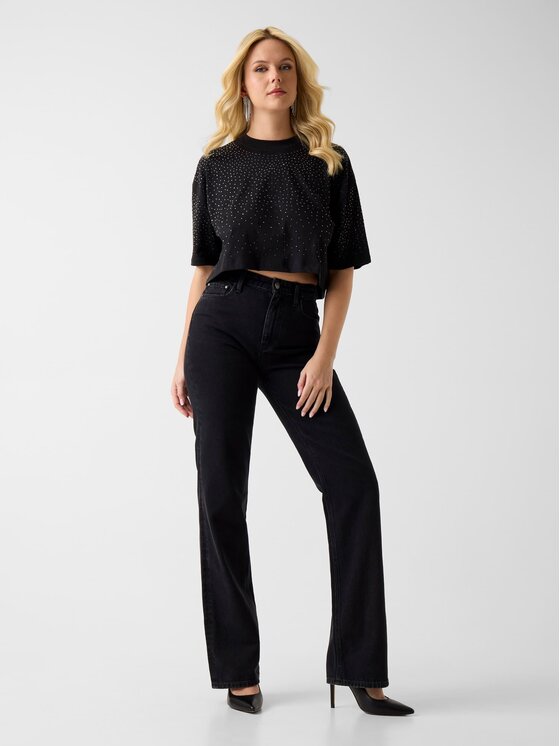 Guess Guess T-Shirt 182455 Černá Classic Fit