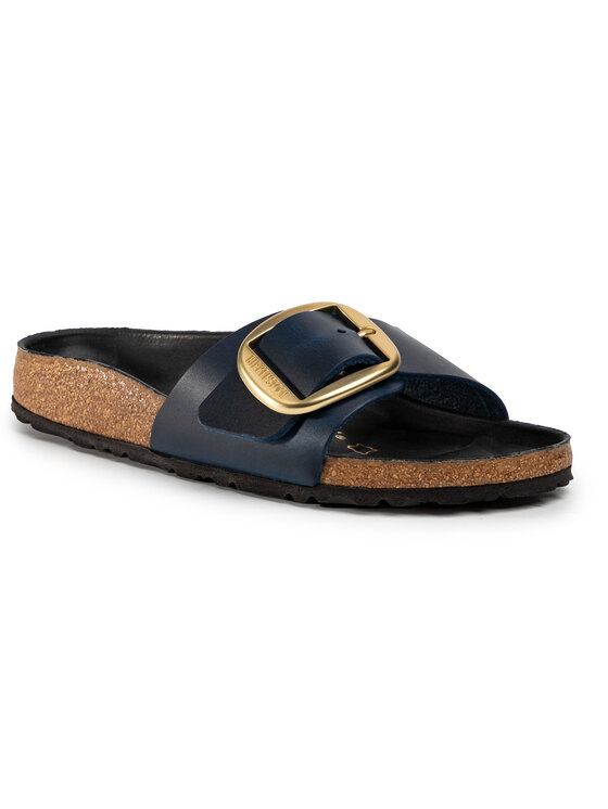 Birkenstock Birkenstock Klapki Madrid Big Buckle 1012361 Granatowy