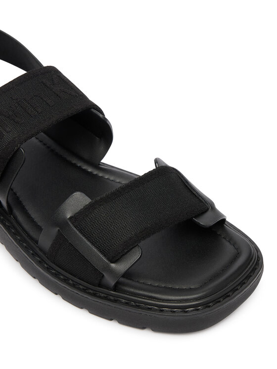 Calvin Klein Calvin Klein Sandały Sq Molded Sandal Webb HW0HW02872 Czarny