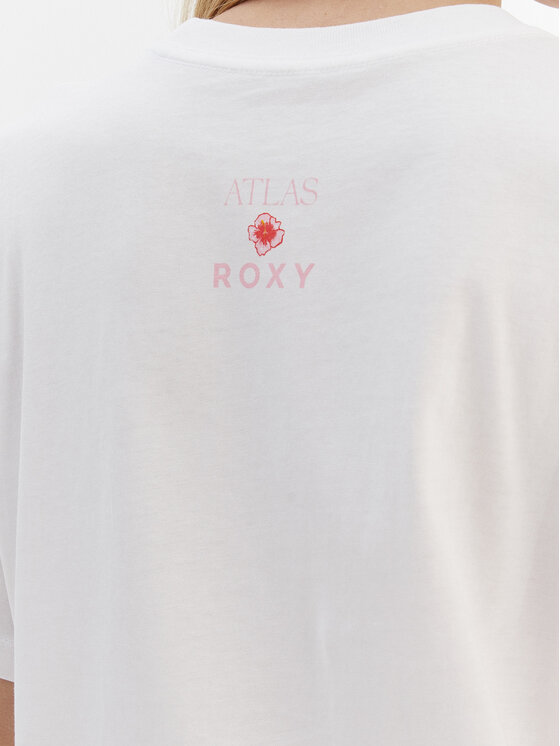 Roxy Roxy Tricou ERJZT05899 Alb Regular Fit