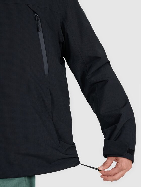 4F 4F Giacca di transizione 4FWAW25TTJAM0883-20S Nero Regular Fit