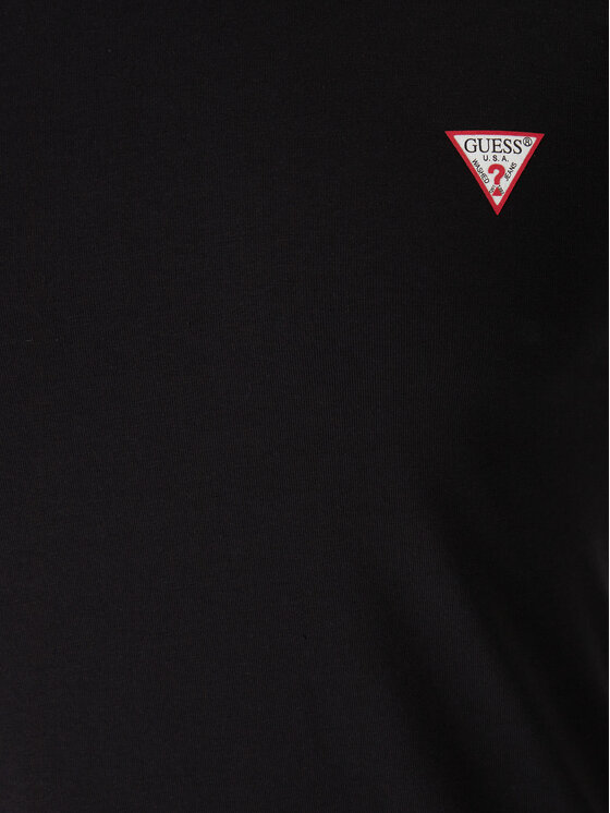 Guess Guess Тениска с дълъг ръкав M2YI08 J1314 Черен Slim Fit