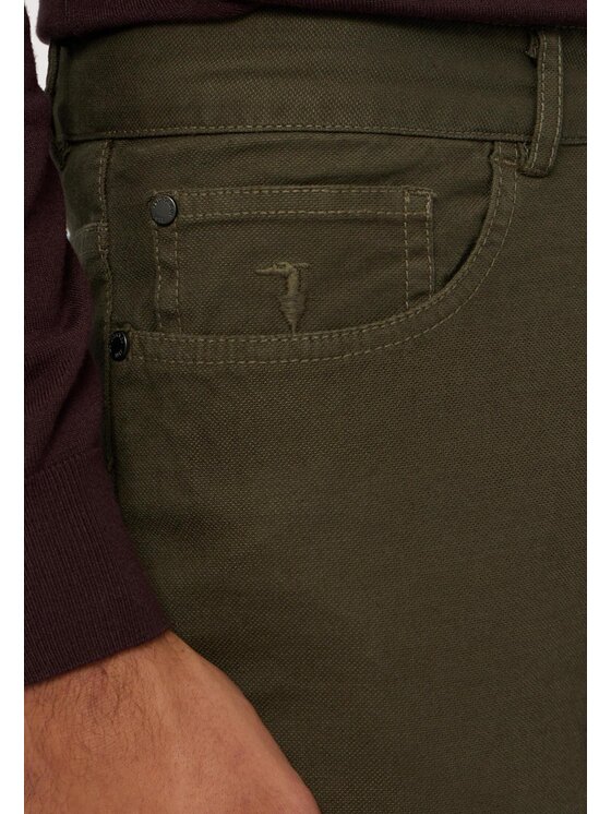 Trussardi Trussardi Pantalone da abito P704H004808N025 Verde Skin Fit
