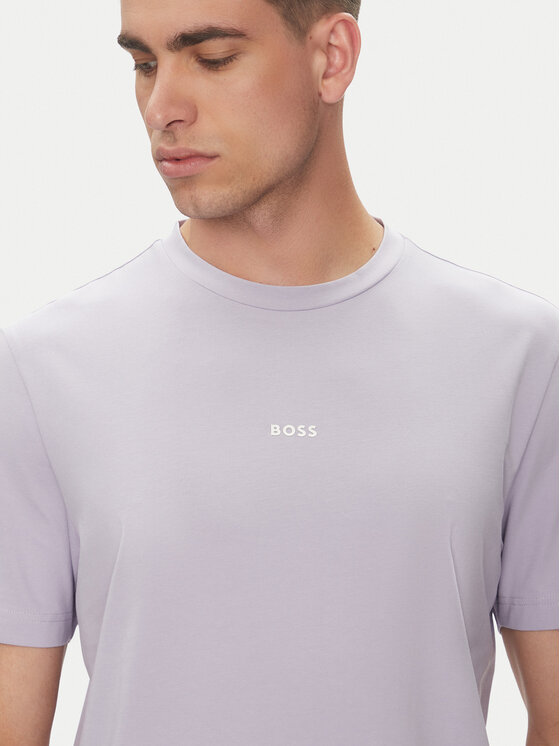 BOSS BOSS T-shirt Tchup 50473278 Ljubičasta Relaxed Fit