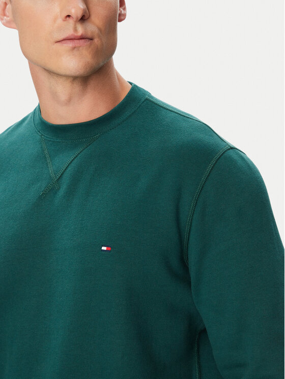 Tommy Hilfiger Tommy Hilfiger Felpa Seasonal MW0MW40000 Verde scuro Regular Fit