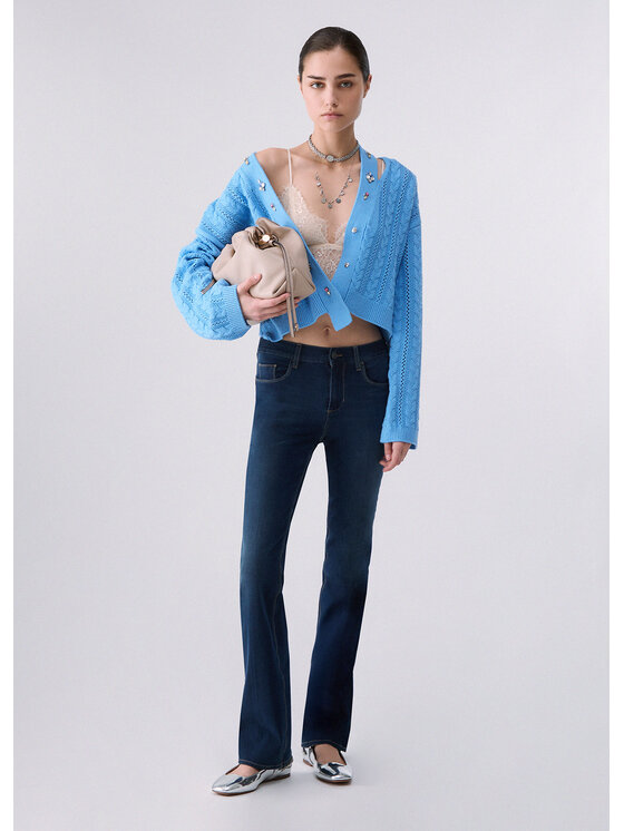 Liu Jo Liu Jo Cardigan WF6091MS05164120 Azzurro chiaro Regular Fit