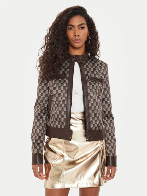 Guess Guess Demisezoninė striukė W4YL14 WFJ02 Ruda Regular Fit