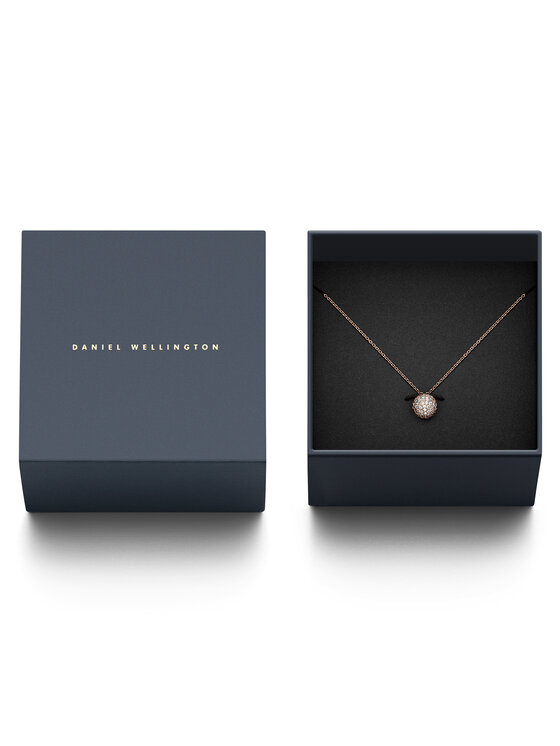 Daniel Wellington Daniel Wellington Ogrlica Pavé DW00400625 Pozlačeno z rožnatim zlatom