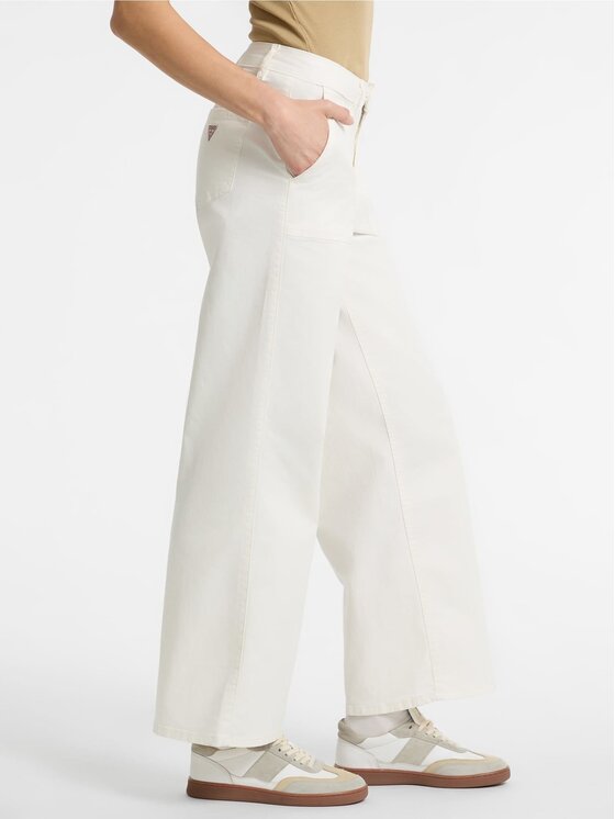 Guess Jeans Guess Jeans Spodnie materiałowe 174921 Biały Slim Fit