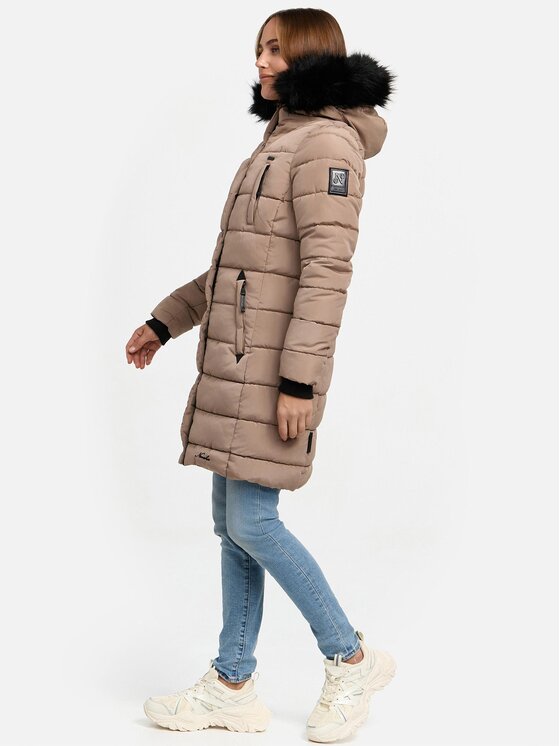 Navahoo Navahoo Kurtka zimowa Lotusblüte Pri Szary Regular Fit