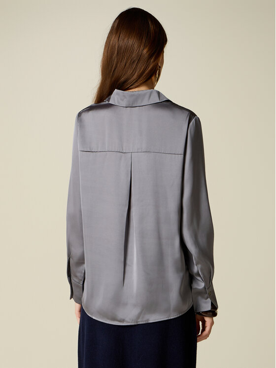Oltre Oltre Camicia 5374R603185N013 Grigio Regular Fit