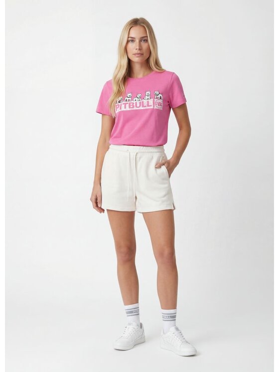 PITBULL PITBULL T-Shirt SOFTBITE Różowy Regular Fit