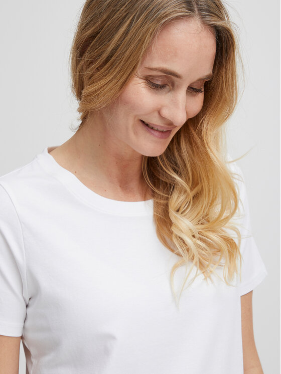 Fransa Fransa T-Shirt 20605388 Weiß Regular Fit