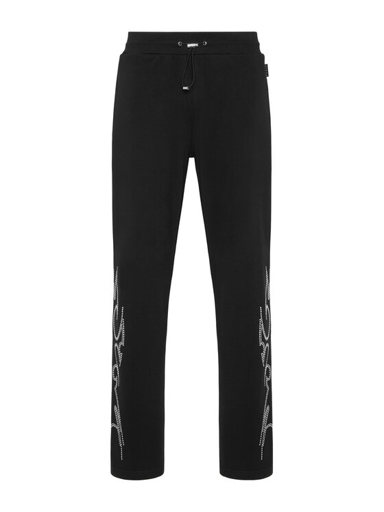 PHILIPP PLEIN PHILIPP PLEIN Spodnie dresowe 25995 Czarny Jogger Fit