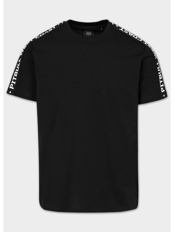 PITBULL PITBULL T-Shirt TAPE Czarny Regular Fit