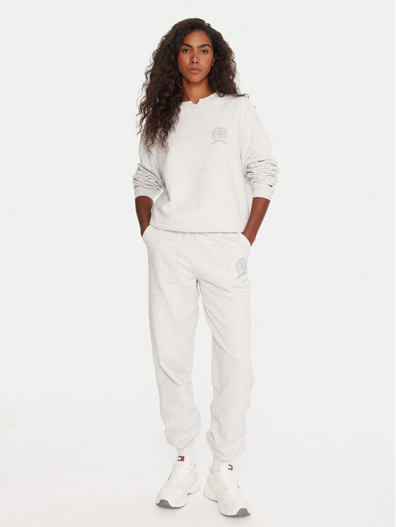 Tommy Jeans Tommy Jeans Mikina DW0DW21586 Šedá Regular Fit