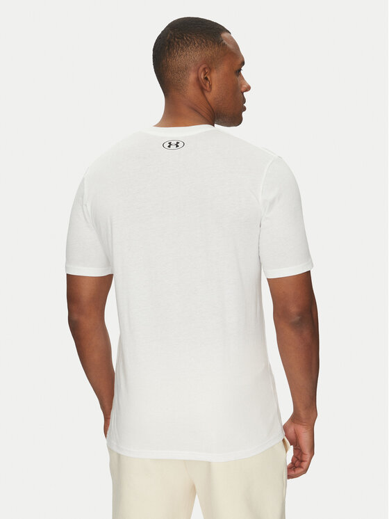Under Armour Under Armour Tričko Stacked Logo SS 6000211 Biela Loose Fit
