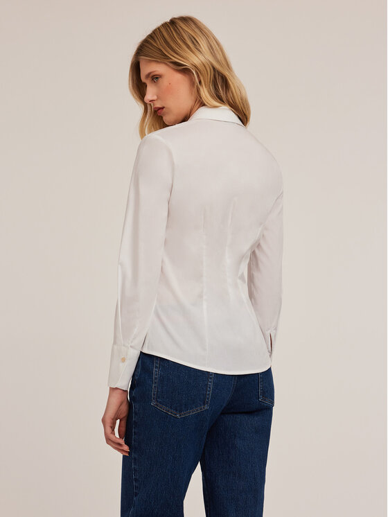 Motivi Motivi Camicia 5326Q800737N011 Bianco Regular Fit