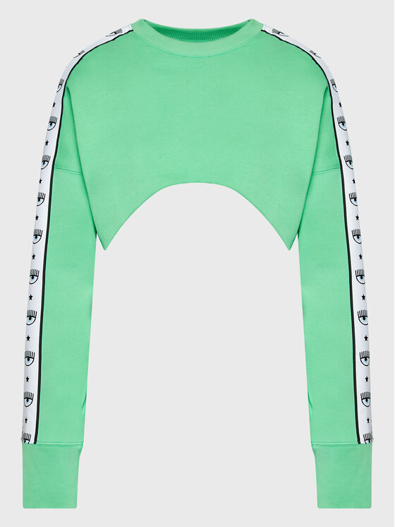Chiara Ferragni Chiara Ferragni Світшот 73CBIT17 Зелений Regular Fit