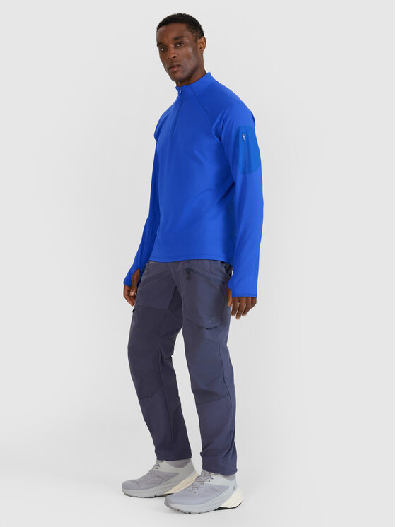 4F 4F Spodnie outdoor HALNY Szary ciemny Regular Fit