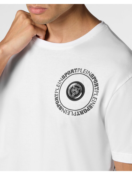Plein Sport Plein Sport T-Shirt 14195 Biały Regular Fit