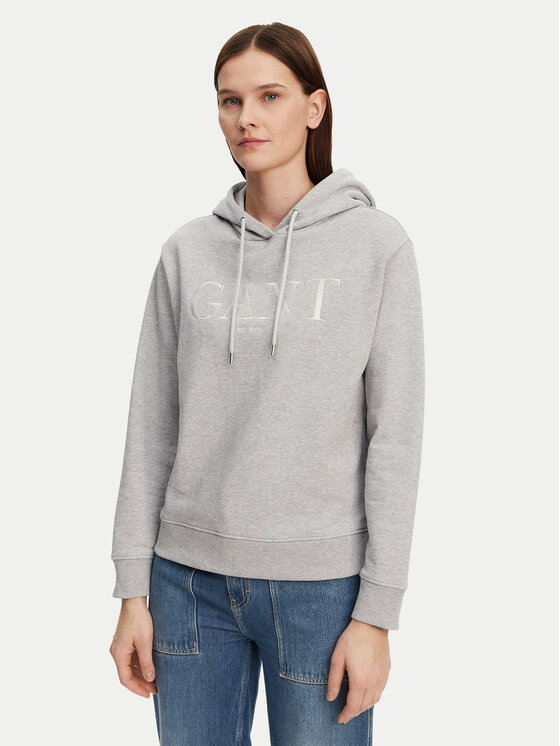 Gant Gant Majica dugih rukava 4200503 Siva Regular Fit